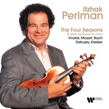 Itzhak Perlman: The Four Seasons & Other Treasures for Violin. Vivaldi, Mozart, Bach, Debussy, Kreisler...