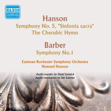 Howard Hanson: Hanson: Symphony No. 5 - The Cherubic Hymn - Barber: Symphony No. 1